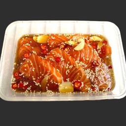 แซลมอนดองซีอิ๊ว