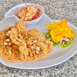 ตำไทย ปลาดุกฟู