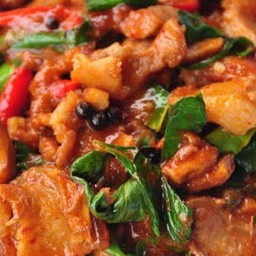 ข้าวพริกเผาหมูหมัก