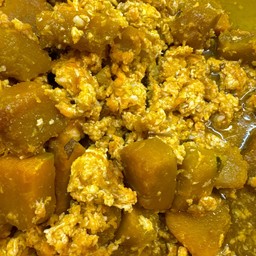 ผัดฟักทองใส่ไข่