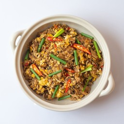 เห็ดเเครงผัดไข่