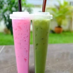 นมชมพู2ใจ&ชาเขียว2ใจ