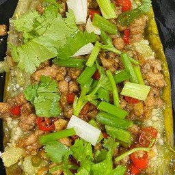 มะเขือย่าง 蒜泥茄子