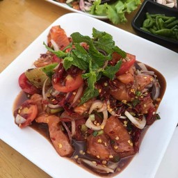 ตำแซลมอน