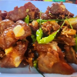 แหนมซี่โครงทอด