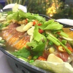 ปลาทับทิมนึ่งมะนาว