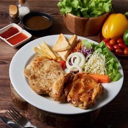 เซตเสือหิว สะโพกไก่+หมูสันนอก