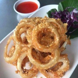 ปลาหมึกทอด
