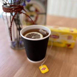 ชาลิปตันร้อน (เลม่อน)