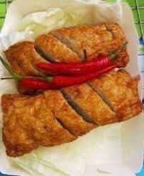 แหนมปลากรายทอด