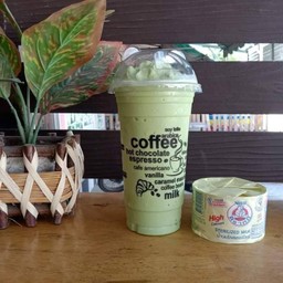 หมีชาเขียวปั่น