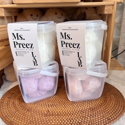 Greek scoops 500 g. รสบลูเบอร์รี่ แถมซอส 30 กรัม