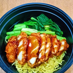 ร้านข้าวขาหมูบุฟเฟ่ต์ ตลาดจัมโบ้