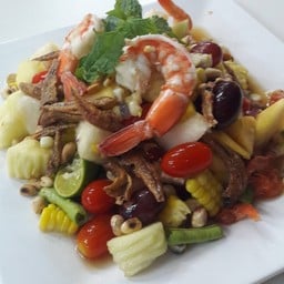 ตำผลไม้กุ้ง