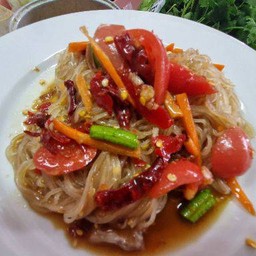 ตำเส้นเล็กปลาร้านัว