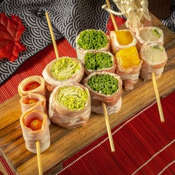 951 Meat Wrapped Vegetables Skewers 5 P