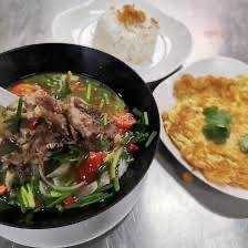 ชุดเซ็ตข้าวซุปเนื้อ+ไข่เจียว