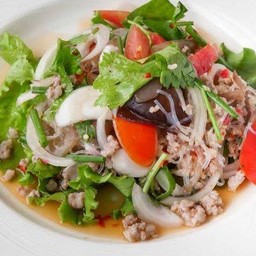 ยำวุ้นเส้นหมูสับ