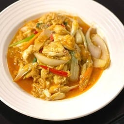 ปูก้อนผัดผงกะหรี่