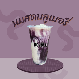 นมสดบลูเบอร์รี่