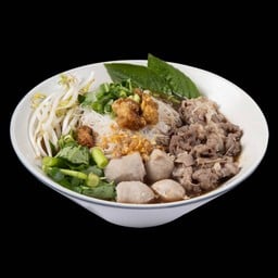 ก๋วยเตี๋ยวน้ำตกเนื้อลูกชิ้น