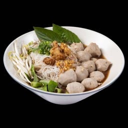 ก๋วยเตี๋ยวน้ำตกลูกชิ้น