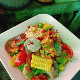 ข้าวโพดกุ้งสุก