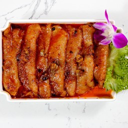 หมูดำหมักซอสหม่าล่า
