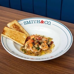 กุ้งผัดกระเทียมน้ำมันมะกอก