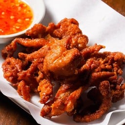 หนังไก่ทอด