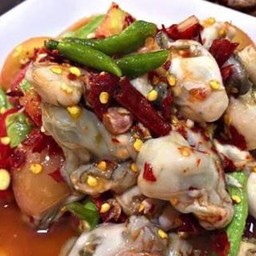ตำเกาเหลาหอยนางรมแซ่บแซ่บ