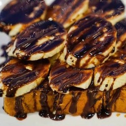 ปังปิ้งเนยกล้วยช็อก