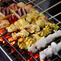 หมูปิ้งเทียนทะเล พระราม2 อร่อยก่อนถนนเสร็จ