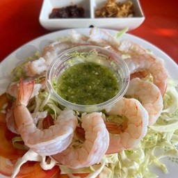 กุ้งลวกจิ้มซีฟู้ด