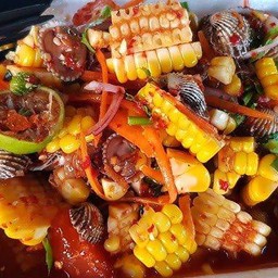 ข้าวโพดหอยเเครง