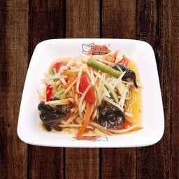 ส้มตำไทยใส่ปู