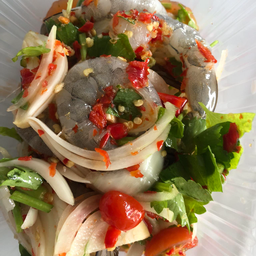 ยำกุ้งสด