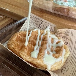 ปังวาฟเฟิลสังขยานมสด