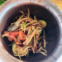 ส้มตำ กุ้งสด(กุ้งไม่ลวก)+ต่างๆ