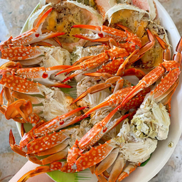 ปูม้า2/4ตัวโลนึ่ง