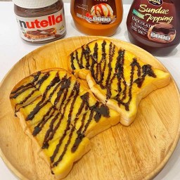 ปังปิ้งเนยช็อกโกแลต 1คู่