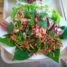 ปลาทับทิมทอดสมุนไพร