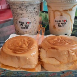 ปังปิ้งเนยนม+น้ำตาล