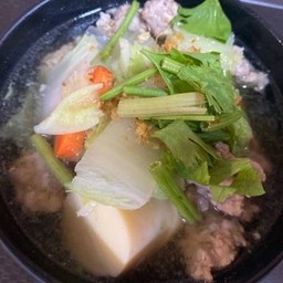 ต้มจืดเต้าหู้หมูสับ