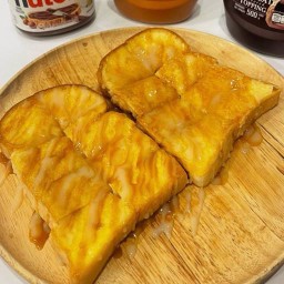 ปังปิ้งเนยนมคาราเมล 1คู่