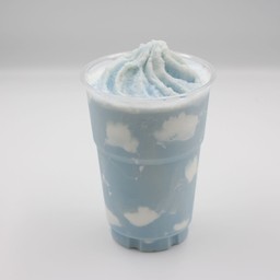 นมอัญชันปั่น