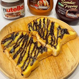 ปังปิ้งเนยนมช็อกโกแลต 1คู่