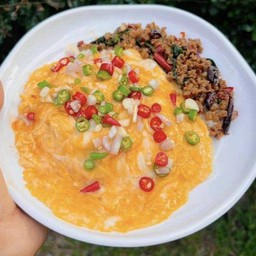 ข้าวไข่ข้น+กระเพราหมูสับ