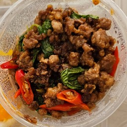 ข้าวกระเพราหมูสับ