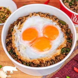 ข้าวกะเพราหมู SUPER SIZE